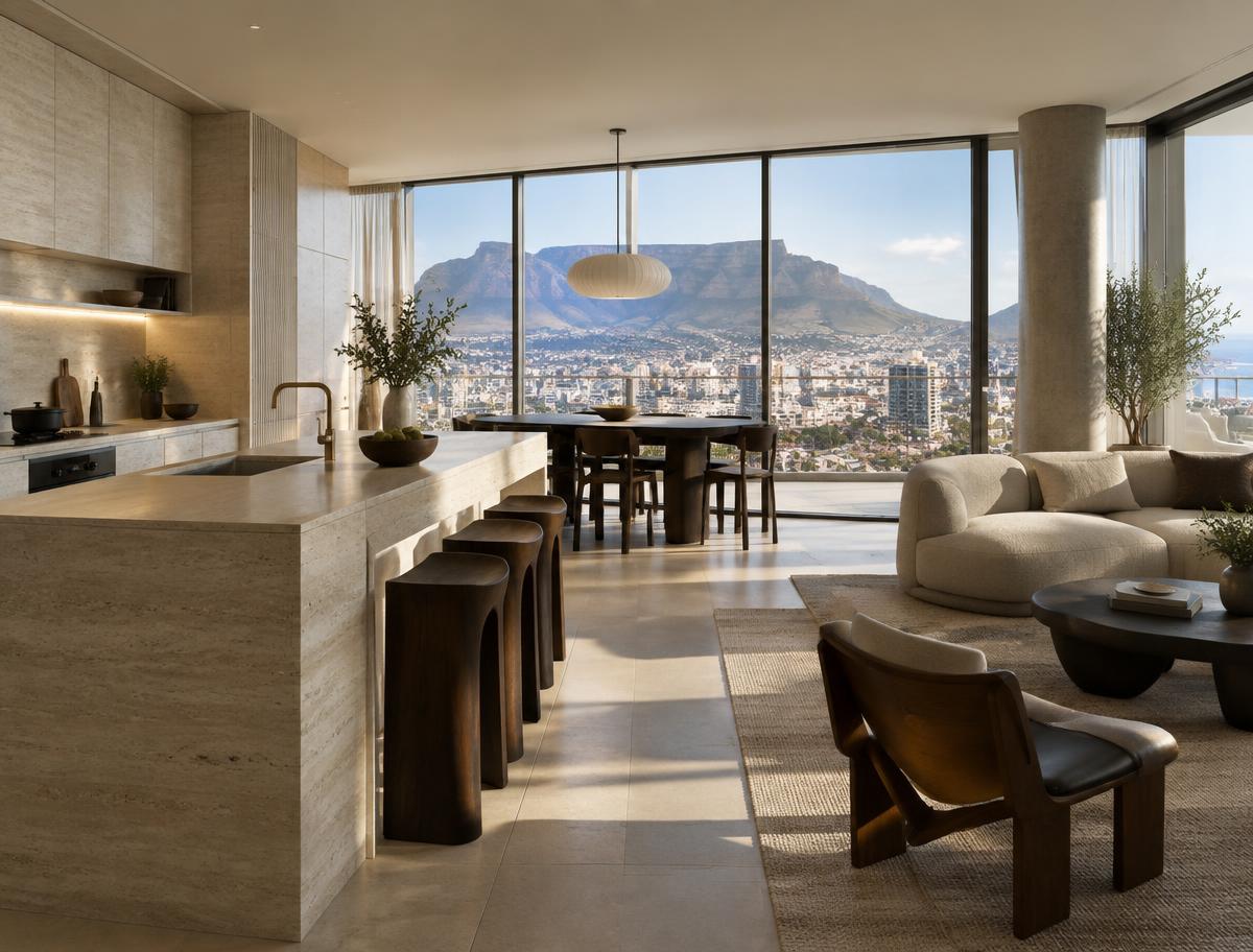 Premium Cape Town apartment with mountain views